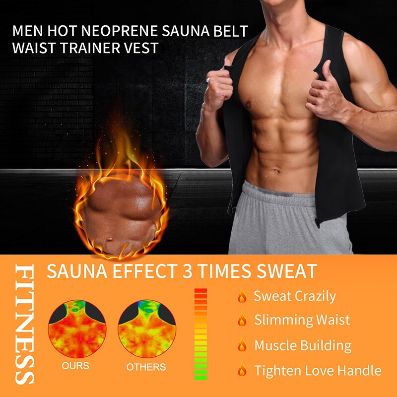 Men’s Vest with Sauna Effect