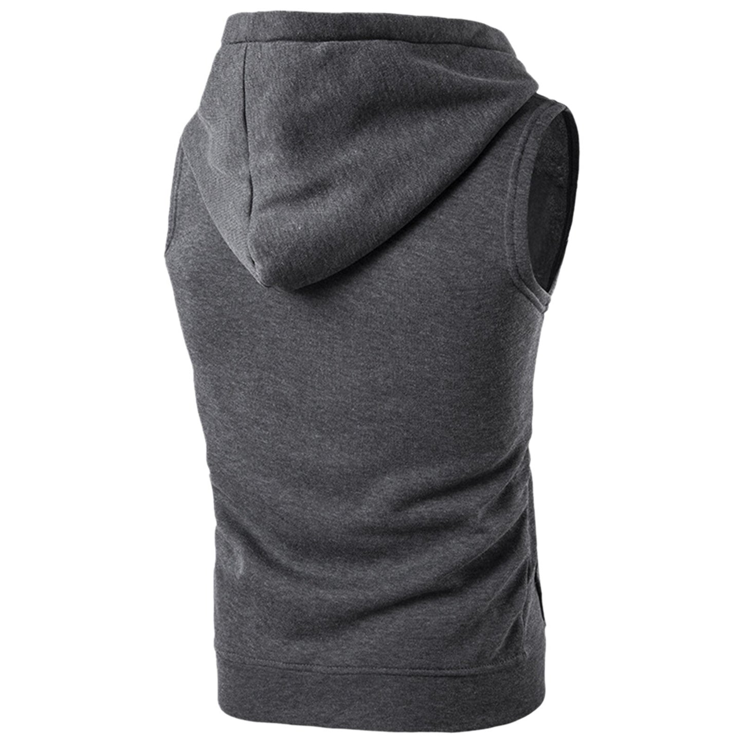 Sleeveless Zip Up Hoodie