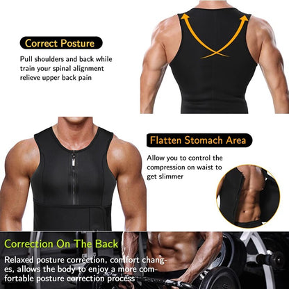 Men’s Vest with Sauna Effect