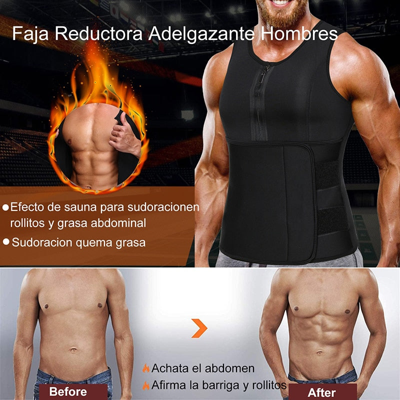 Men’s Vest with Sauna Effect