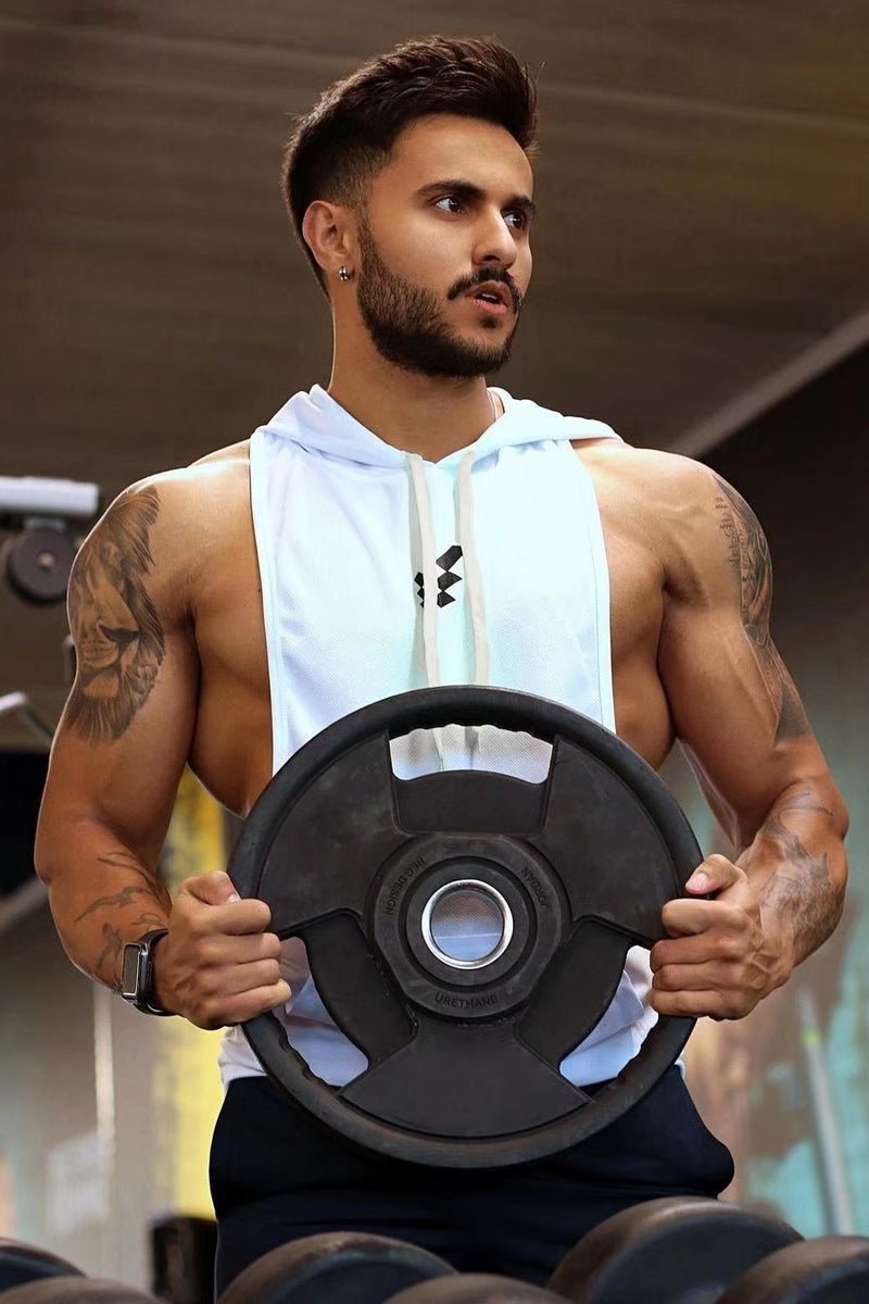 Tank Tops Gym Hoodie