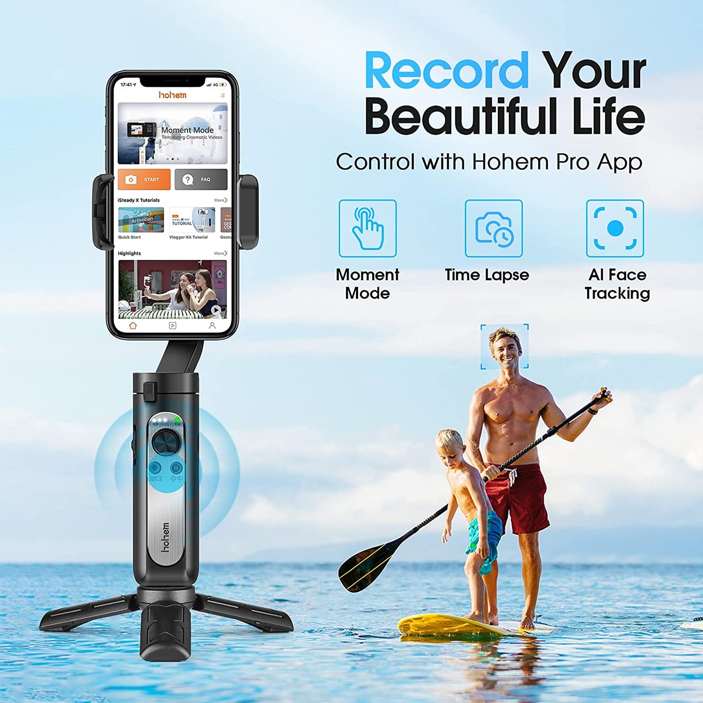 Smartphone Gimbal 3-Axis Handheld Stabilizer Phone Selfie Stick