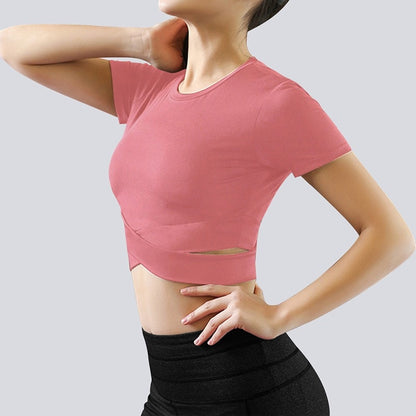 Tight Yoga Shirts Crop Top