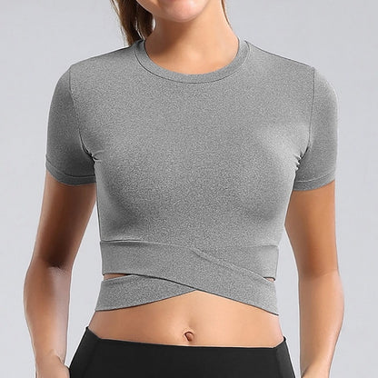 Tight Yoga Shirts Crop Top