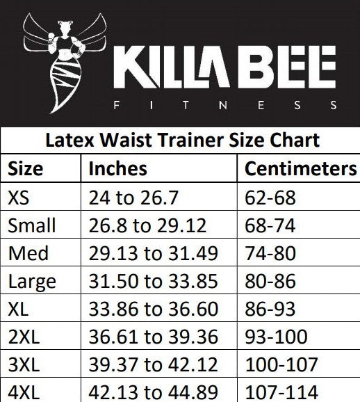 KillaBee Triple Compression Latex Waist Trainer
