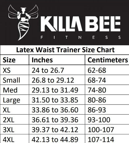 KillaBee Triple Compression Latex Waist Trainer