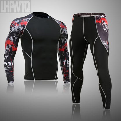 Men Sportswear Compression Breathable Suits